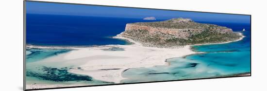 View of the Balos Beach, Gramvousa Peninsula, Crete, Greece-null-Mounted Photographic Print