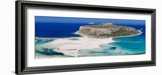 View of the Balos Beach, Gramvousa Peninsula, Crete, Greece-null-Framed Photographic Print