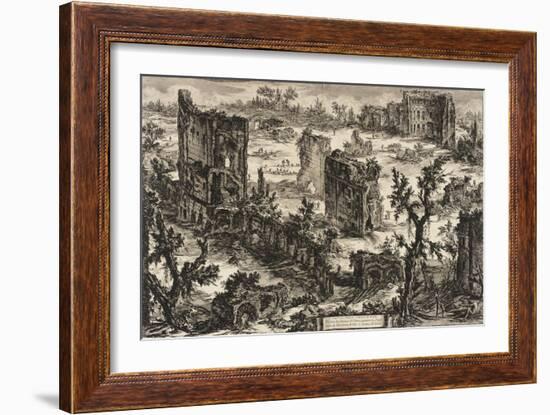 View of the Baths of Titus, c.1775-Giovanni Battista Piranesi-Framed Giclee Print