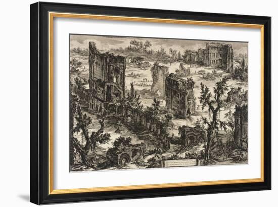 View of the Baths of Titus, c.1775-Giovanni Battista Piranesi-Framed Giclee Print