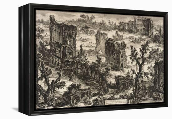 View of the Baths of Titus, c.1775-Giovanni Battista Piranesi-Framed Premier Image Canvas