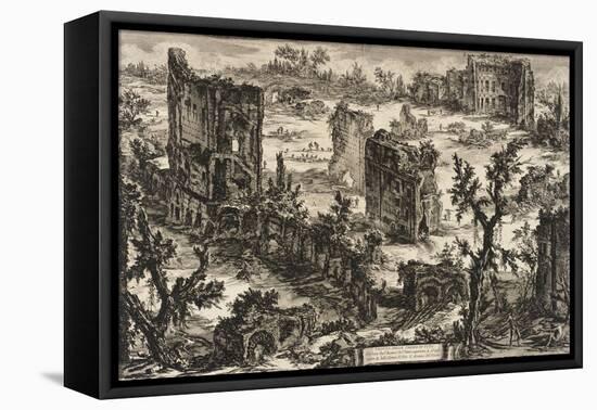 View of the Baths of Titus, c.1775-Giovanni Battista Piranesi-Framed Premier Image Canvas