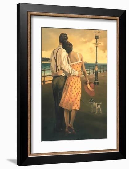 View of the Bay-Graham Reynold-Framed Art Print