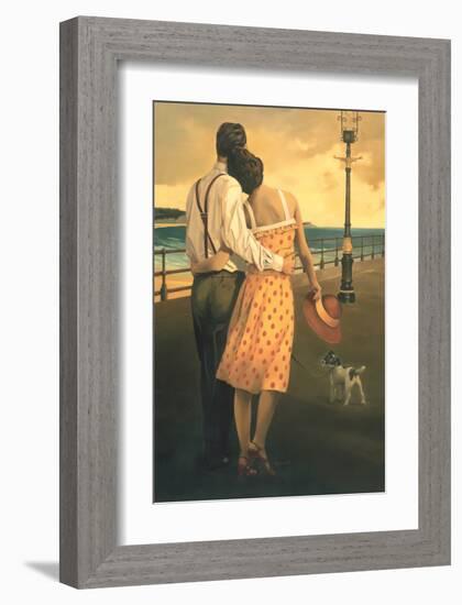 View of the Bay-Graham Reynold-Framed Art Print