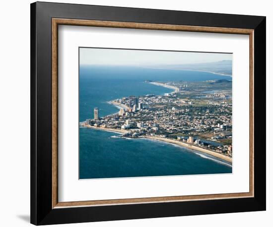 View of the Beaches and Resort Hotels in the Golden Zone, Mazatlan, Mexico-Charles Sleicher-Framed Photographic Print