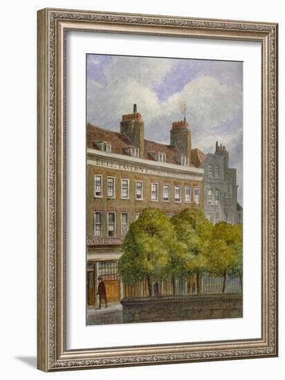 View of the Bell Tavern, Church Row, Aldgate, City of London, 1870-JT Wilson-Framed Giclee Print