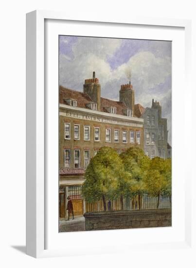 View of the Bell Tavern, Church Row, Aldgate, City of London, 1870-JT Wilson-Framed Giclee Print