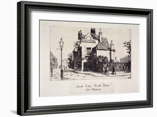 View of the Black Lion Inn, London, 1860-Walter Greaves-Framed Giclee Print