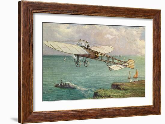 View of the Bleriot Aeroplane-Lantern Press-Framed Art Print