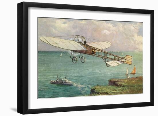 View of the Bleriot Aeroplane-Lantern Press-Framed Art Print