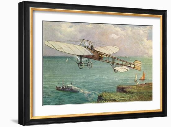 View of the Bleriot Aeroplane-Lantern Press-Framed Art Print