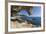 View of the Blue Sea from a Natural Sea Cave of Rocks Shaped by Wind, Punta Molentis, Villasimius-Roberto Moiola-Framed Photographic Print