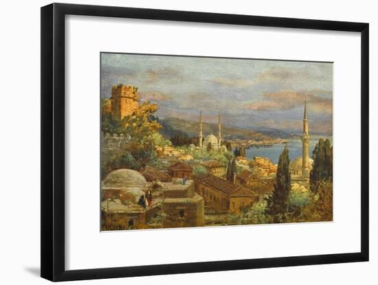 View of the Bosphorus-null-Framed Art Print