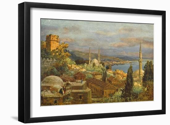 View of the Bosphorus-null-Framed Art Print