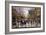 View of the Boulevard Des Italians in Paris Painting by Eugene Galien Leloue (Galien-Leloue) (1854--Eugene Galien-Laloue-Framed Giclee Print