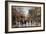 View of the Boulevard Des Italians in Paris Painting by Eugene Galien Leloue (Galien-Leloue) (1854--Eugene Galien-Laloue-Framed Giclee Print