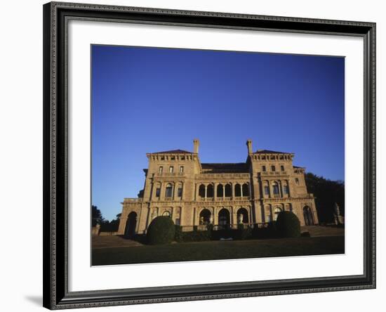 View of the Breakers Mansion, Newport, Rhode Island, USA-Walter Bibikow-Framed Photographic Print