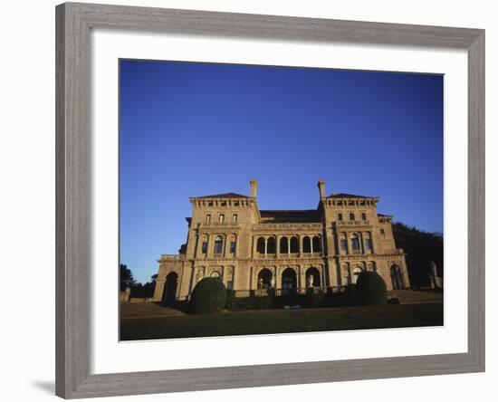 View of the Breakers Mansion, Newport, Rhode Island, USA-Walter Bibikow-Framed Photographic Print