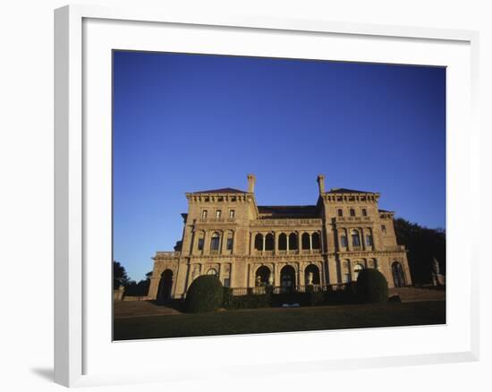 View of the Breakers Mansion, Newport, Rhode Island, USA-Walter Bibikow-Framed Photographic Print