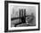 View of the Brooklyn Bridge and the Skyscrapers of Manhattan's Financial District-Andreas Feininger-Framed Photographic Print