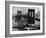 View of the Brooklyn Bridge Looking Toward Brooklyn-Andreas Feininger-Framed Photographic Print