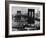 View of the Brooklyn Bridge Looking Toward Brooklyn-Andreas Feininger-Framed Photographic Print