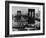 View of the Brooklyn Bridge Looking Toward Brooklyn-Andreas Feininger-Framed Photographic Print