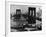 View of the Brooklyn Bridge Looking Toward Brooklyn-Andreas Feininger-Framed Photographic Print