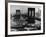 View of the Brooklyn Bridge Looking Toward Brooklyn-Andreas Feininger-Framed Photographic Print