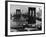 View of the Brooklyn Bridge Looking Toward Brooklyn-Andreas Feininger-Framed Photographic Print