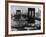 View of the Brooklyn Bridge Looking Toward Brooklyn-Andreas Feininger-Framed Photographic Print