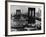 View of the Brooklyn Bridge Looking Toward Brooklyn-Andreas Feininger-Framed Photographic Print