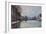 View of the Canal Saint-Martin, Paris, 1870-Alfred Sisley-Framed Giclee Print