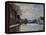 View of the Canal Saint Martin-Alfred Sisley-Framed Premier Image Canvas