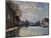 View of the Canal Saint Martin-Alfred Sisley-Mounted Giclee Print