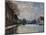 View of the Canal Saint Martin-Alfred Sisley-Mounted Giclee Print