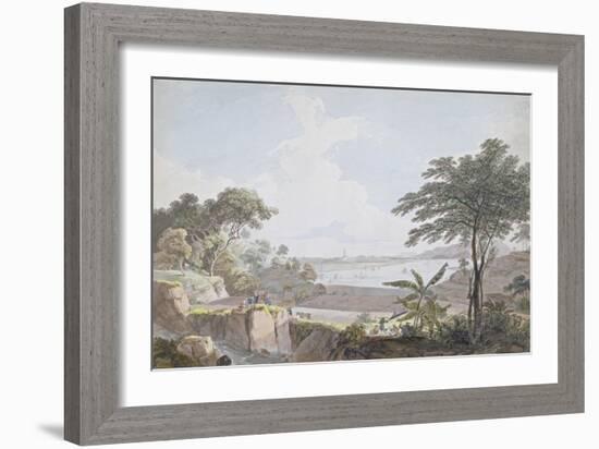 View of the Canton River, Near Whampoa, China, C.1785-94-Thomas Daniell-Framed Giclee Print
