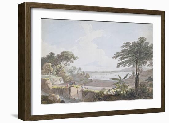 View of the Canton River, Near Whampoa, China, C.1785-94-Thomas Daniell-Framed Giclee Print