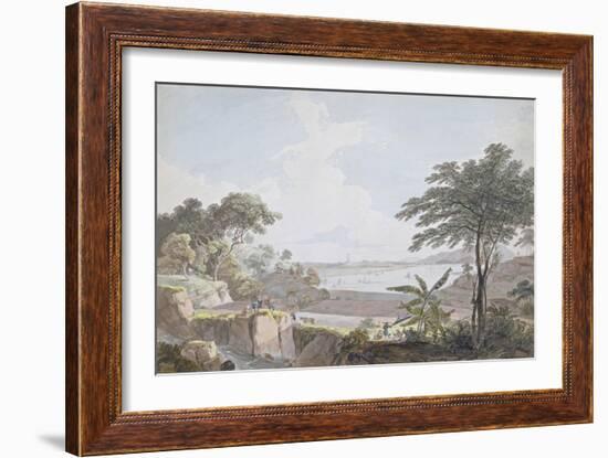 View of the Canton River, Near Whampoa, China, C.1785-94-Thomas Daniell-Framed Giclee Print