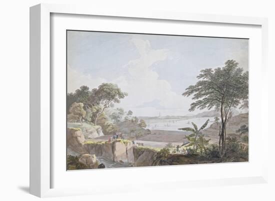 View of the Canton River, Near Whampoa, China, C.1785-94-Thomas Daniell-Framed Giclee Print