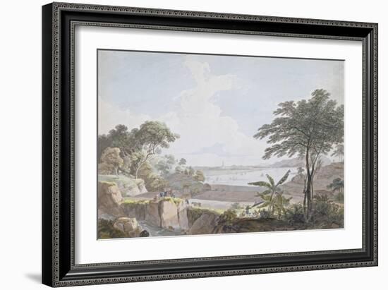 View of the Canton River, Near Whampoa, China, C.1785-94-Thomas Daniell-Framed Giclee Print