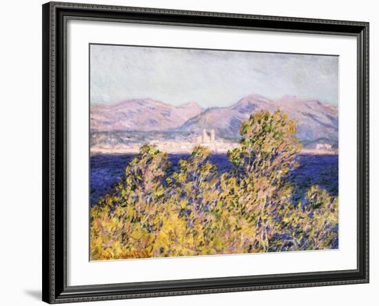 View of the Cap D'Antibes with the Mistral Blowing, 1888-Claude Monet-Framed Giclee Print