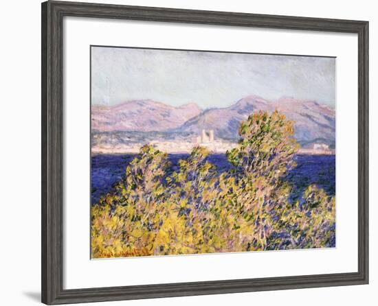 View of the Cap D'Antibes with the Mistral Blowing, 1888-Claude Monet-Framed Giclee Print