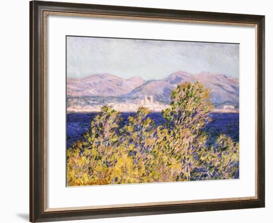 View of the Cap D'Antibes with the Mistral Blowing, 1888-Claude Monet-Framed Giclee Print