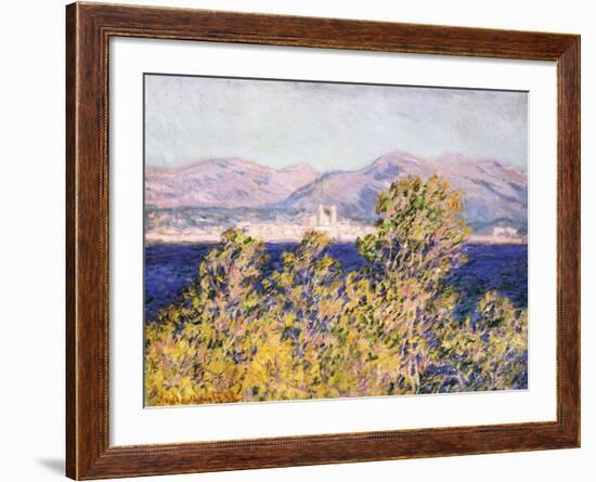 View of the Cap D'Antibes with the Mistral Blowing, 1888-Claude Monet-Framed Giclee Print