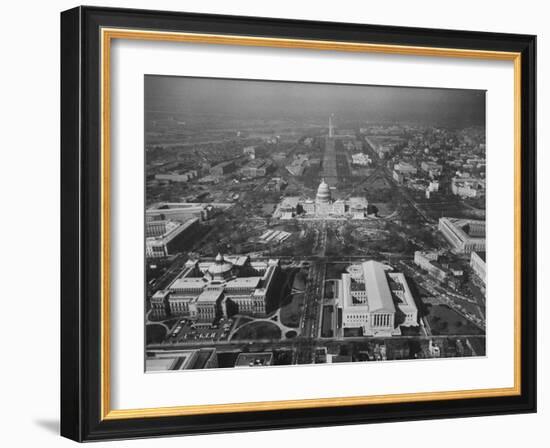 View of the Capitol Building-null-Framed Photographic Print