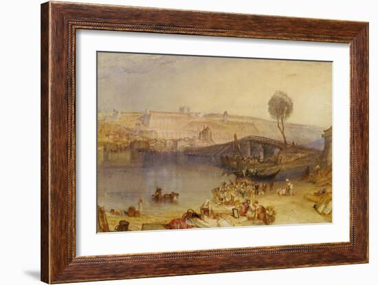 View of the Castle at Saint Germain-En-Laye-J. M. W. Turner-Framed Giclee Print