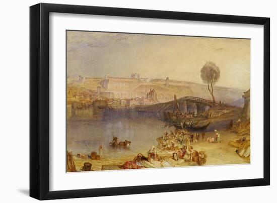 View of the Castle at Saint Germain-En-Laye-J. M. W. Turner-Framed Giclee Print