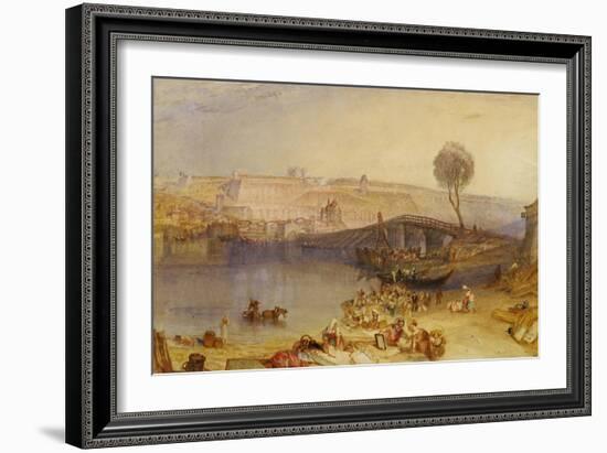 View of the Castle at Saint Germain-En-Laye-J. M. W. Turner-Framed Giclee Print