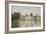 View of the Castle Fontainebleau-Jean-Baptiste-Camille Corot-Framed Giclee Print